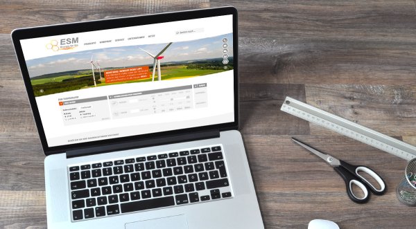Referenz | Website | ESM Energie für Sie | 2015